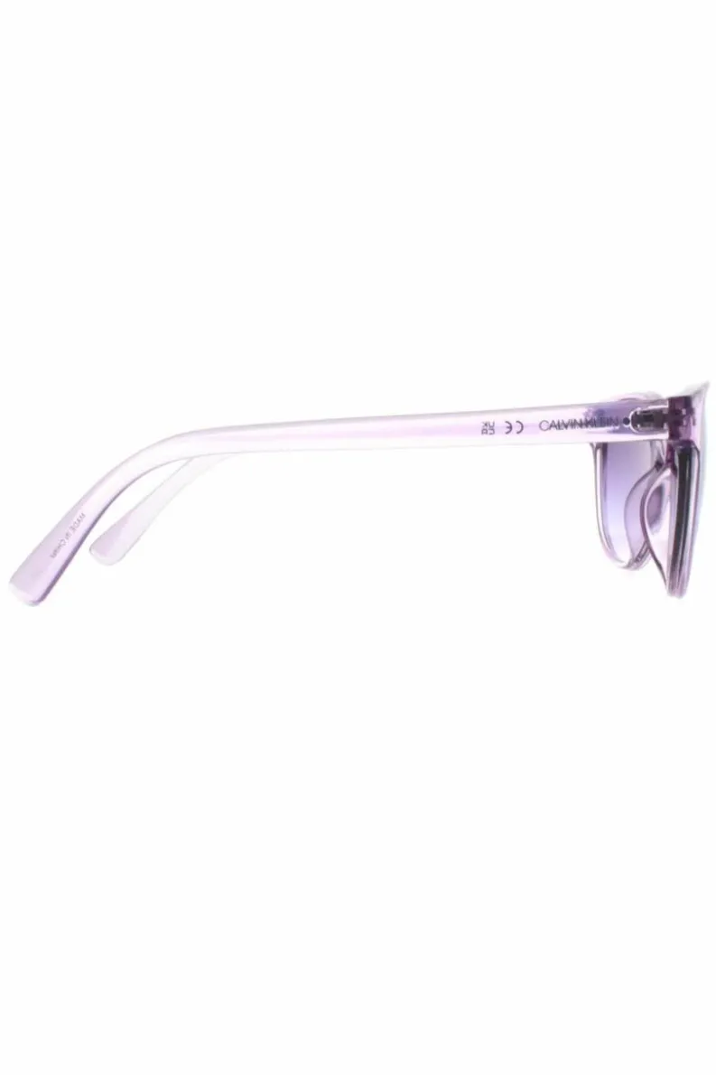 Sunglasses*CALVIN KLEIN Cat Eye Crystal Lilac Purple Gradient CK20517S Clear