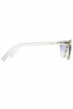 Sunglasses*CALVIN KLEIN Cat Eye Crystal Pale Yellow Yellow Gradient CK20517S Clear
