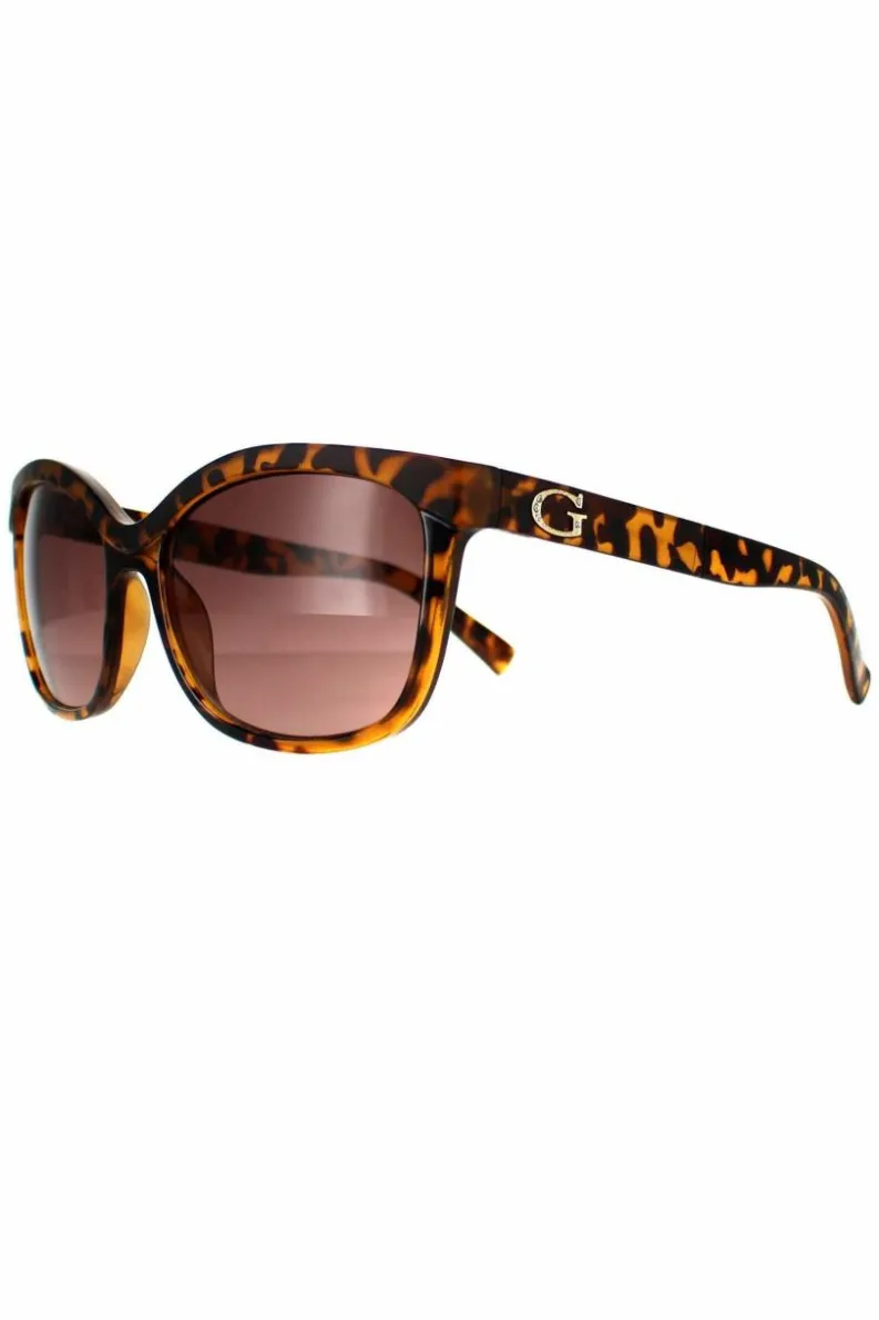 Sunglasses*Guess Cat Eye Dark Havana Gradient GF0300 Brown