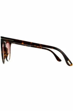 Sunglasses*Tom Ford Cat Eye Dark Havana Gradient Sunglasses Brown