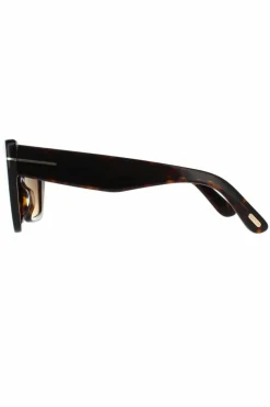 Sunglasses*Tom Ford Cat Eye Dark Havana Gradient Brown