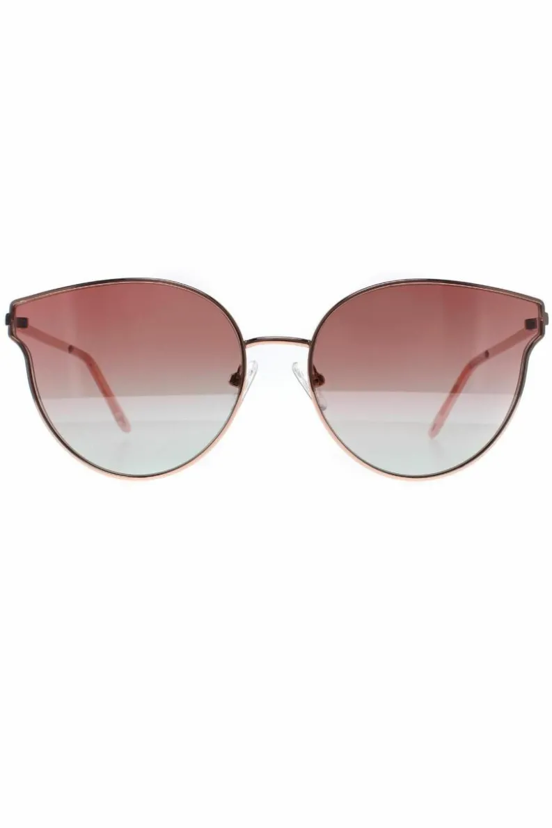 Sunglasses*Guess Cat Eye Rose Mirrored GF0353 Gold