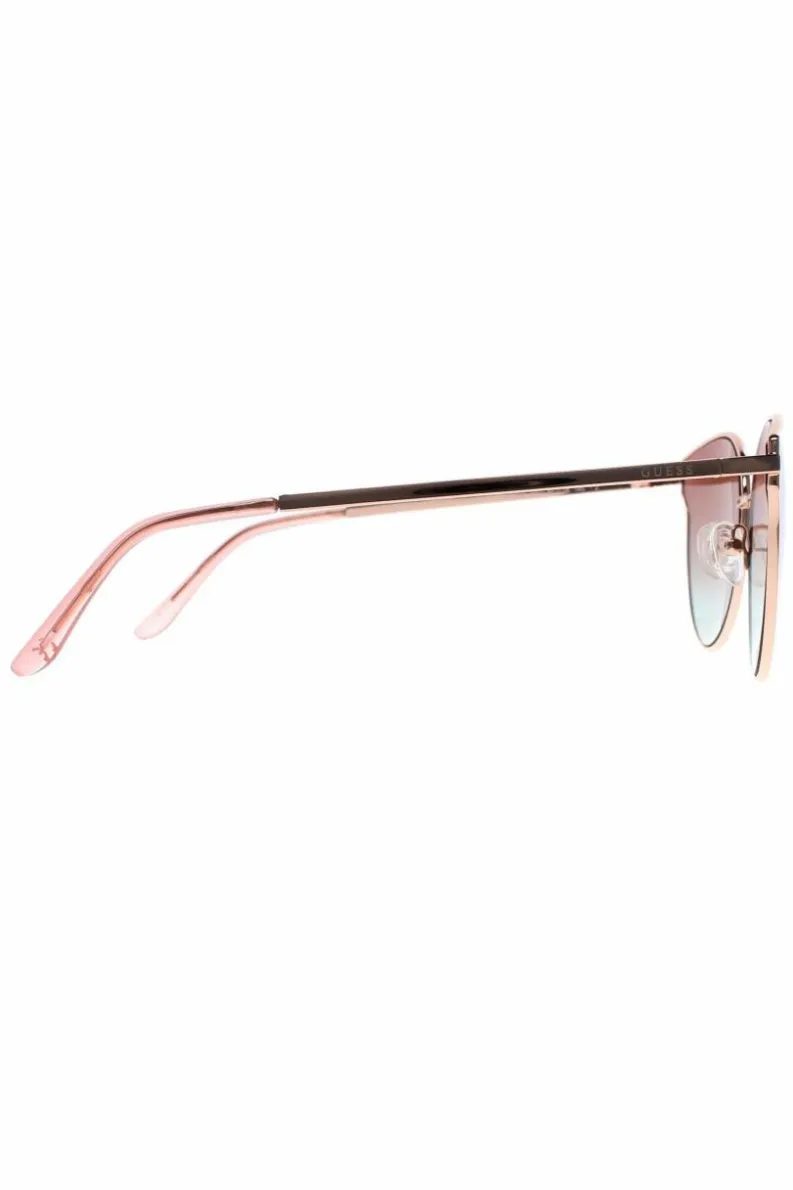 Sunglasses*Guess Cat Eye Rose Mirrored GF0353 Gold