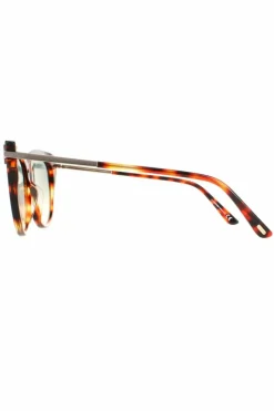 Sunglasses*Tom Ford Cat Eye Havana Green Gradient Kira FT0821 Brown