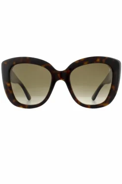Sunglasses*Gucci Cat Eye Havana Gradient Sunglasses Brown