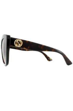 Sunglasses*Gucci Cat Eye Havana Gradient Sunglasses Brown