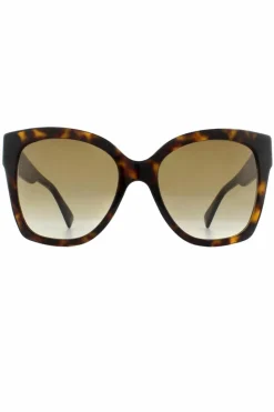Sunglasses*Gucci Cat Eye Havana Gradient Sunglasses Brown