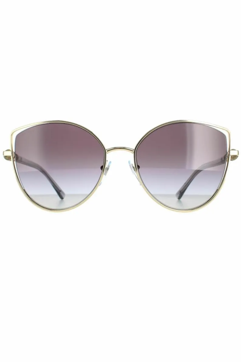 Sunglasses*Bvlgari Cat Eye Pale Grey Gradient BV6168 Gold