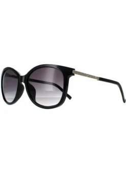 Sunglasses*Guess Cat Eye Shiny Smoke Gradient GF0394 Black