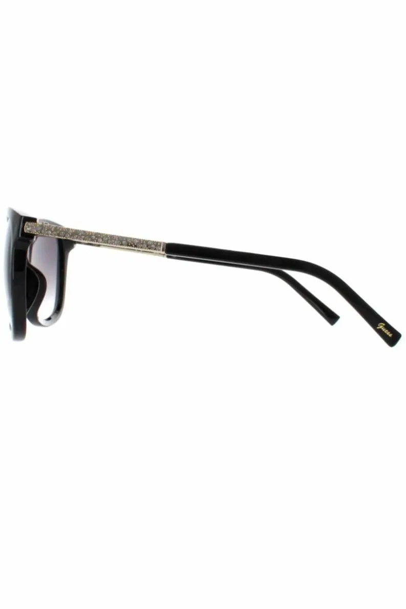 Sunglasses*Guess Cat Eye Shiny Smoke Gradient GF0394 Black