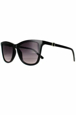 Sunglasses*Guess Cat Eye Shiny Smoke Gradient GF0421 Black