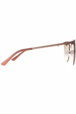 Sunglasses*Guess Cat Eye Shiny Rose Bordeaux Gradient GF6092 Gold