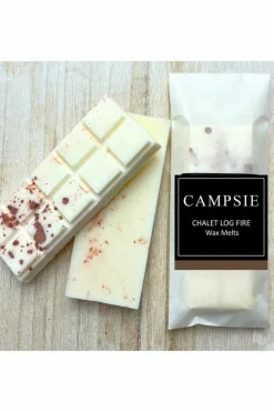Candles & Diffusers|Candles*CAMPSIE Candles Chalet Log Fire Wax Melt Duo White