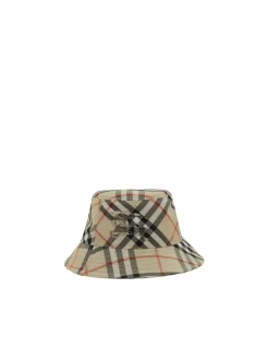 Hats & Gloves|Hats & Gloves*Burberry Check Bucket Hat 8045422 Multi