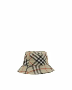 Hats & Gloves|Hats & Gloves*Burberry Check Bucket Hat 8045422 Multi