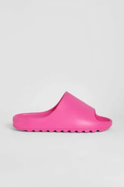 Flats|Sandals*boohoo Chunky Slider hot pink