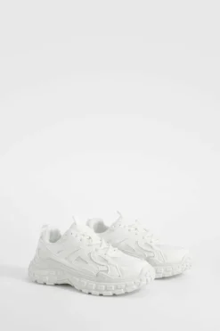 Trainers*boohoo Chunky Sporty Trainers white