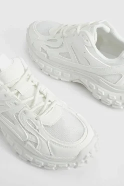 Trainers*boohoo Chunky Sporty Trainers white