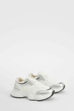 Trainers*boohoo Chunky Sporty Trainers white