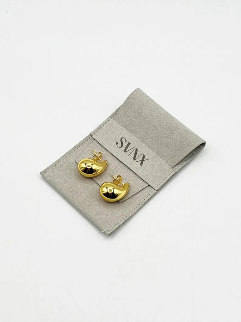 Earrings*SVNX Chunky Waterdrop Earring in Gold