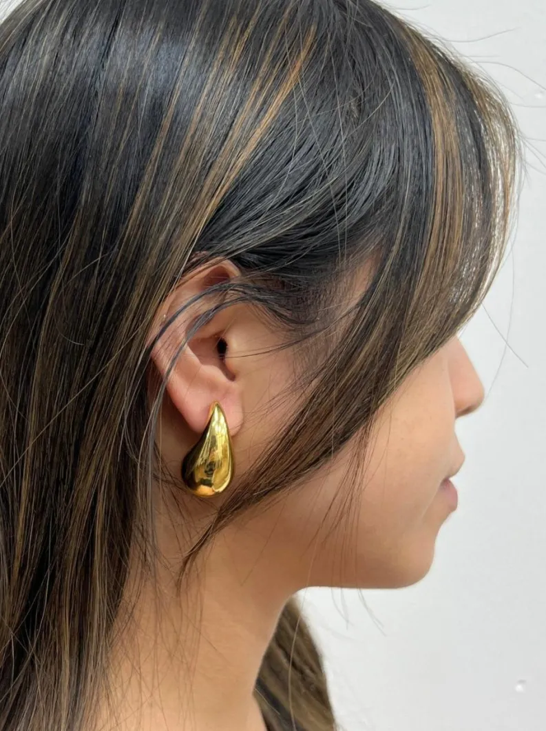 Earrings*SVNX Chunky Waterdrop Earring in Gold