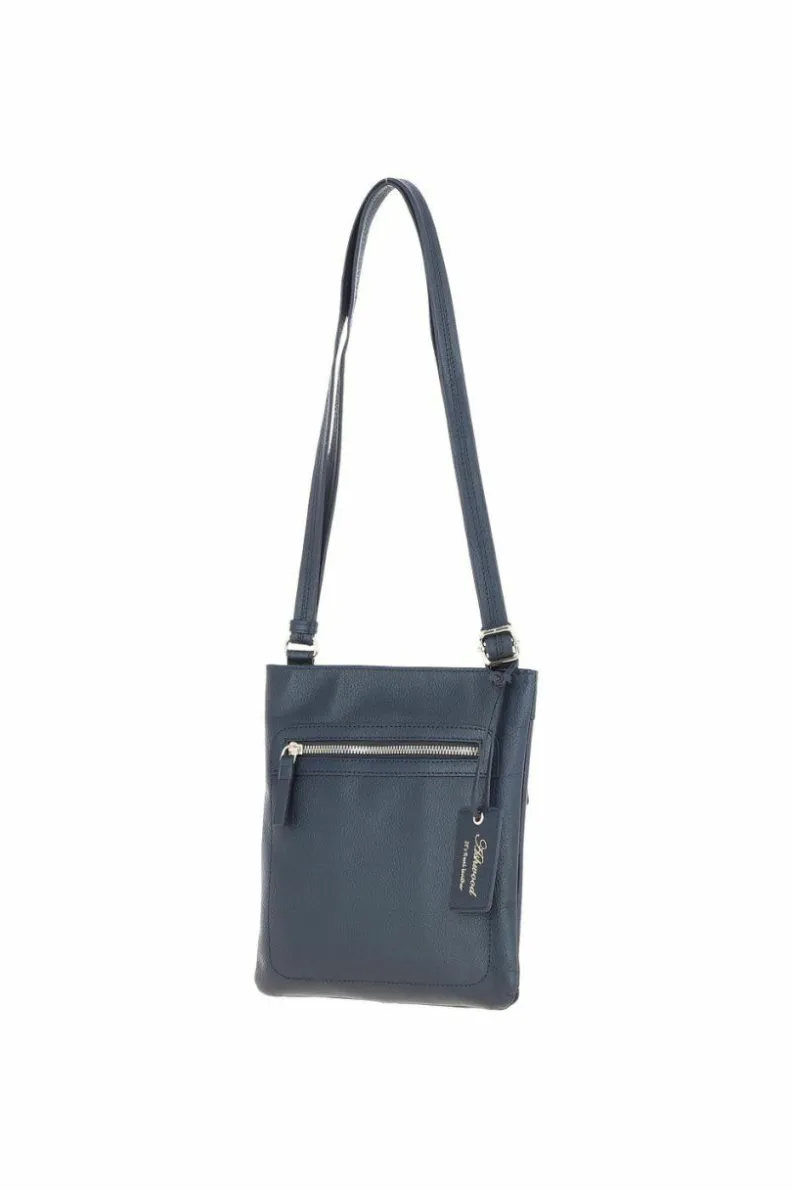 Handbags|Cross-Body Bags*Ashwood Leather Cienna' Real Leather Crossbody Bag Navy