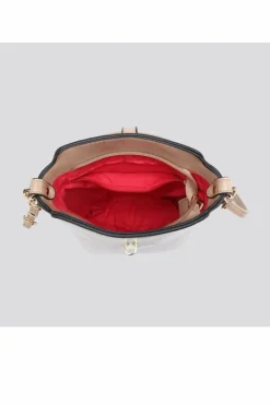 Cross-Body Bags|Handbags*Kitise Classic Small Push Bucklet Crossbody Bag Messenger Bag Black