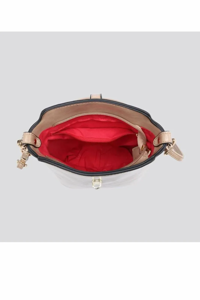 Cross-Body Bags|Handbags*Kitise Classic Small Push Bucklet Crossbody Bag Messenger Bag Black