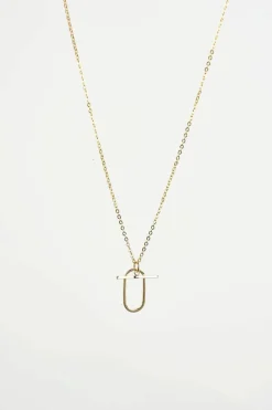 Necklaces*SVNX Clip Bar Necklace in Gold