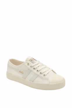 Trainers*Gola Coaster' Canvas Lace-Up Trainers Off White