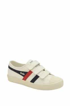 Trainers*Gola Coaster Strap' Canvas Strap Trainers Off White