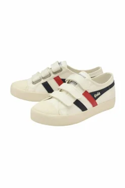 Trainers*Gola Coaster Strap' Canvas Strap Trainers Off White