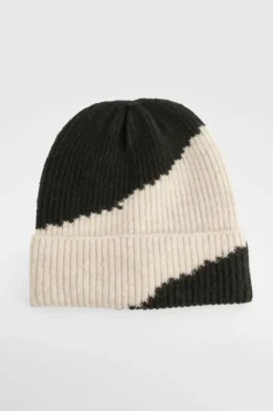 Earmuffs|Hats & Gloves*boohoo Colour Block Ribbed Beanie neutral