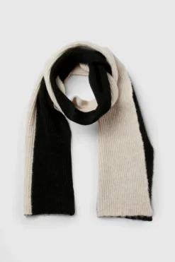 Hats & Gloves|Hats & Gloves*boohoo Colour Block Ribbed Scarf neutral