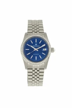 Watches*Empress Constance Automatic Bracelet Watch with Date Blue