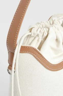 Handbags*boohoo Contrast Canvas Detail Mini Grab Bag tan