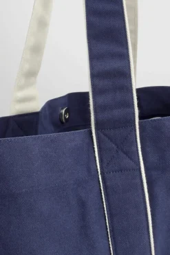 Handbags|Tote Bags*boohoo Contrast Detail Canvas Tote Bag navy