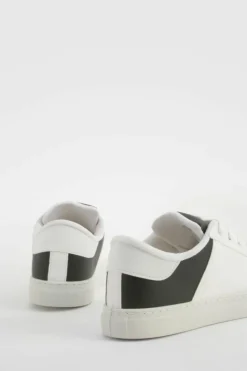 Trainers*boohoo Contrast Panel Basic Flat Trainers black