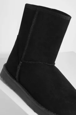Cosy Boots|Flat Boots*boohoo Cosy Ankle Boots black