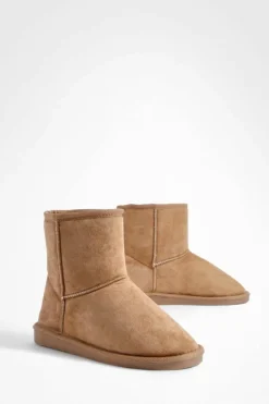Cosy Boots|Ankle Boots*boohoo Cosy Ankle Boots chocolate