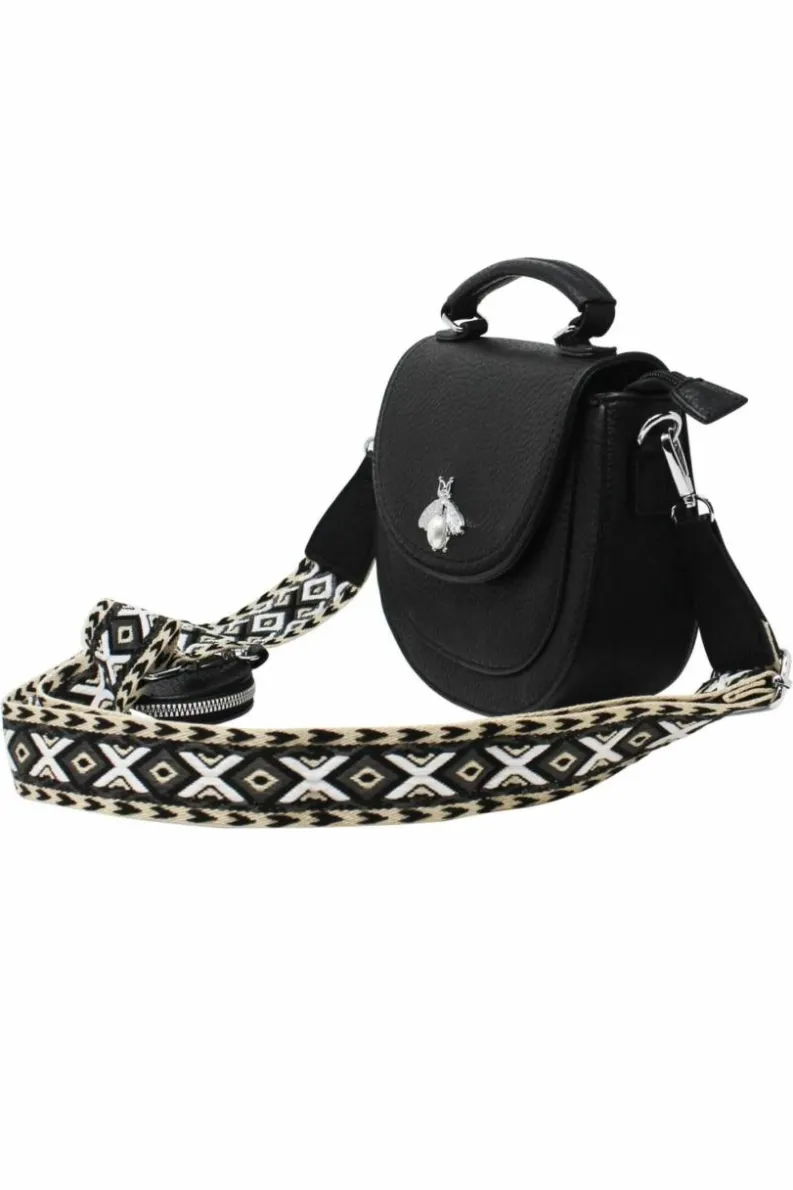 Cross-Body Bags|Handbags*SVNX Crossbody with Bee Embellishment in Black