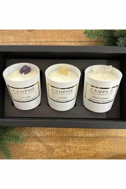 Candles & Diffusers|Candles*CAMPSIE Candles Crystal Luxe Candle Gift Set White