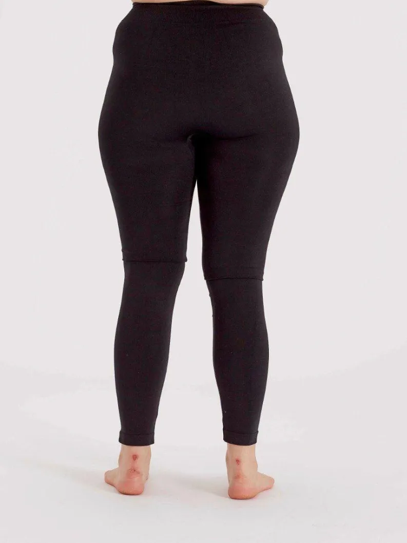 Tights & Socks|Tights & Socks*Pretty Polly Curves 200 Denier Smooth Leggings - Black