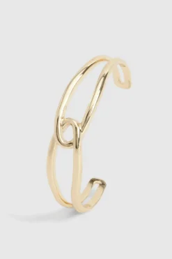 Bracelets*boohoo Cut Out Cuff Bangle gold