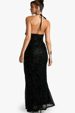 Maxi Dresses|Dresses*boohoo Cut Out Hand Embellished Maxi Dress black