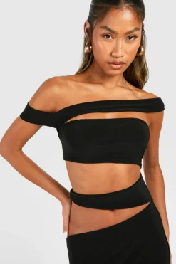 Bodycon Dresses*boohoo Cut Out Maxi Dress black