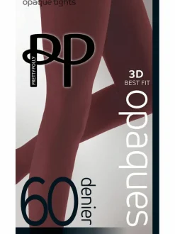 Tights & Socks|Tights & Socks*Pretty Polly 60D Coloured Opaque Tights 1 Pair Pack - Burnt Orange