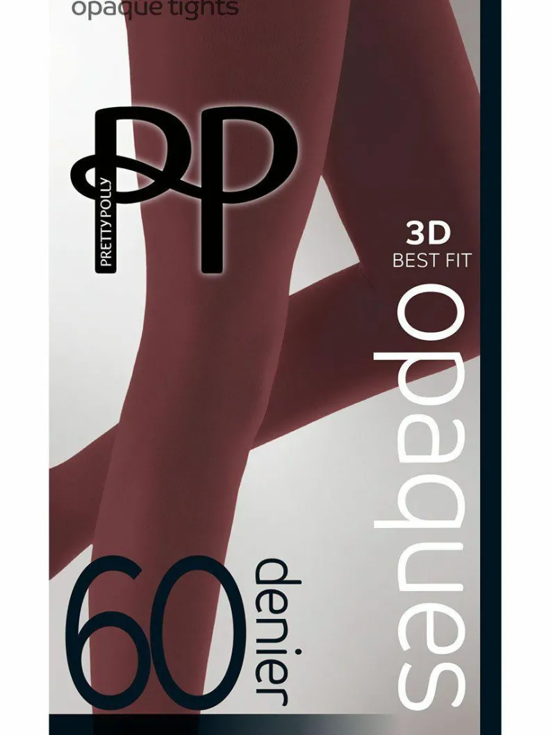 Tights & Socks|Tights & Socks*Pretty Polly 60D Coloured Opaque Tights 1 Pair Pack - Burnt Orange