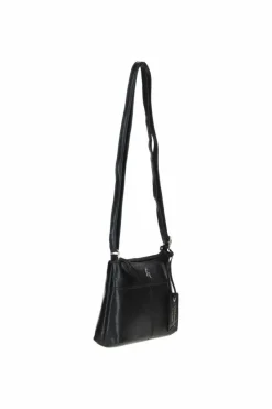 Handbags|Cross-Body Bags*Ashwood Leather Delilah' Elegant Real Leather Crossbody Bag Black