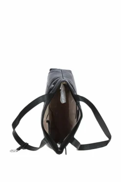 Shoulder Bags|Handbags*Ashwood Leather Derry' Classic Real Leather Zipped Shoulder Bag Black
